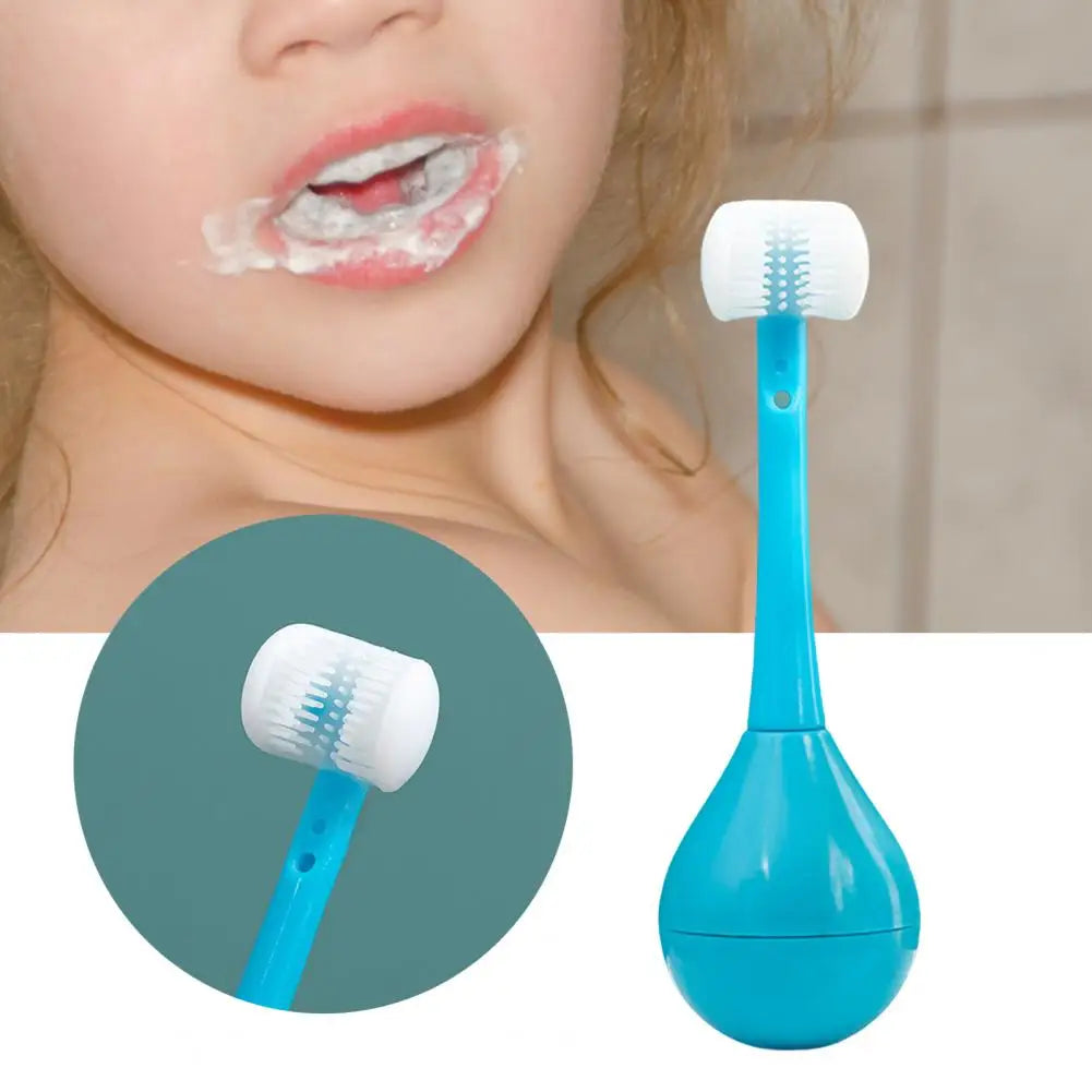Three-Sided Toothbrush